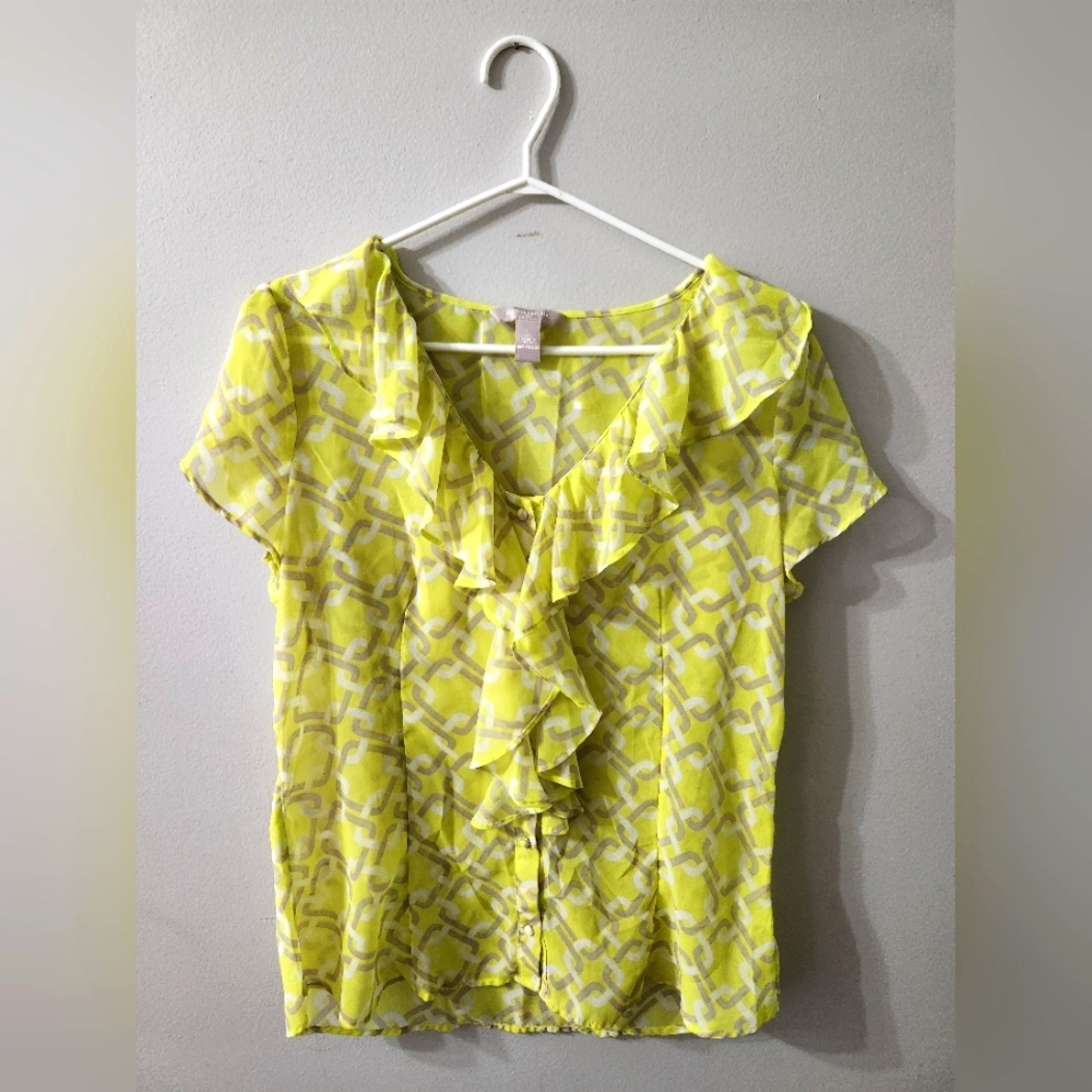 Banana republic blouse size large